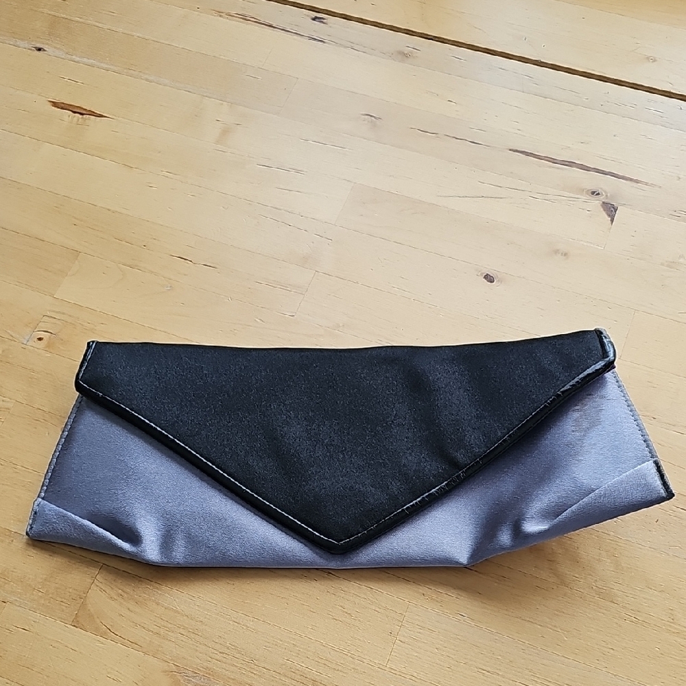 Elegant Black and Gray Clutch